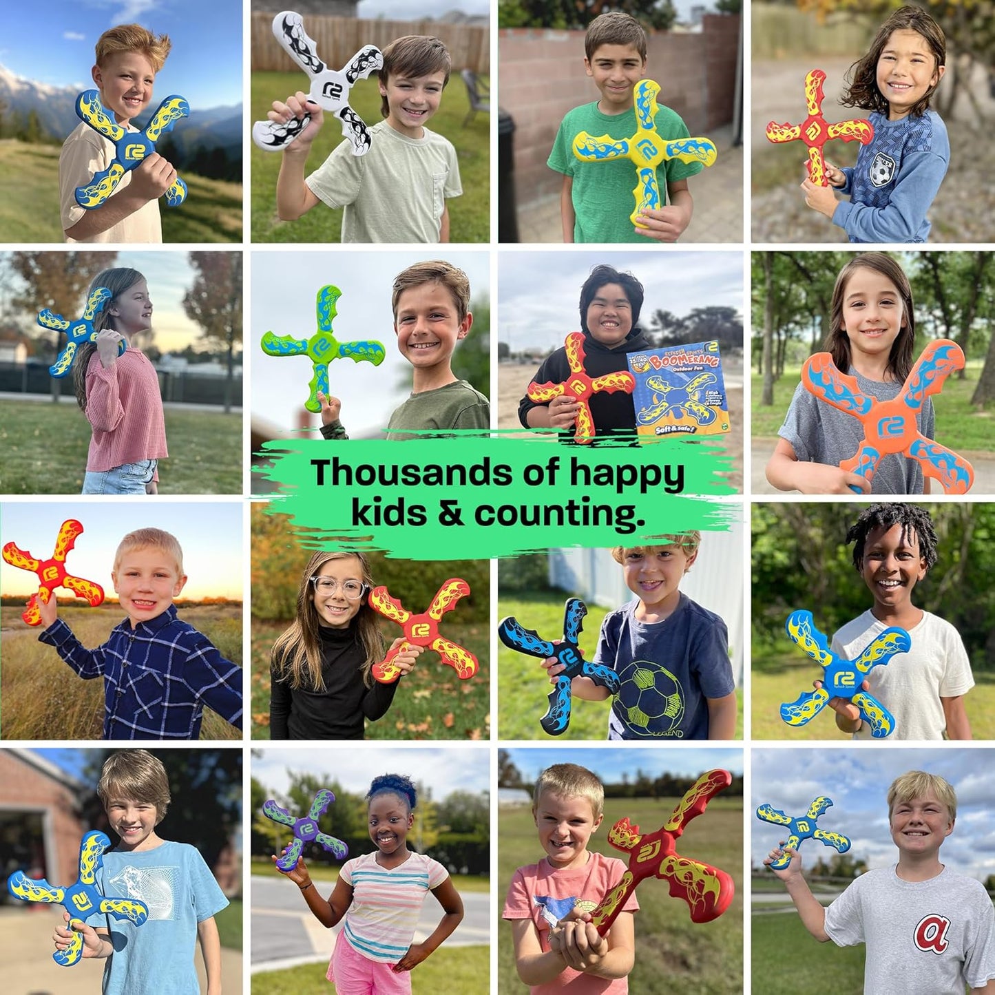 Boomerang for Kids - Toys For Ages 8-13 Boys & Girls - Fun & Easy To Use - Easter Basket Stuffers for Kids 6 7 8 9 10 + Year Old Boy Gifts - Best Easter Gifts & Summer Birthday Gift Ideas for All Ages