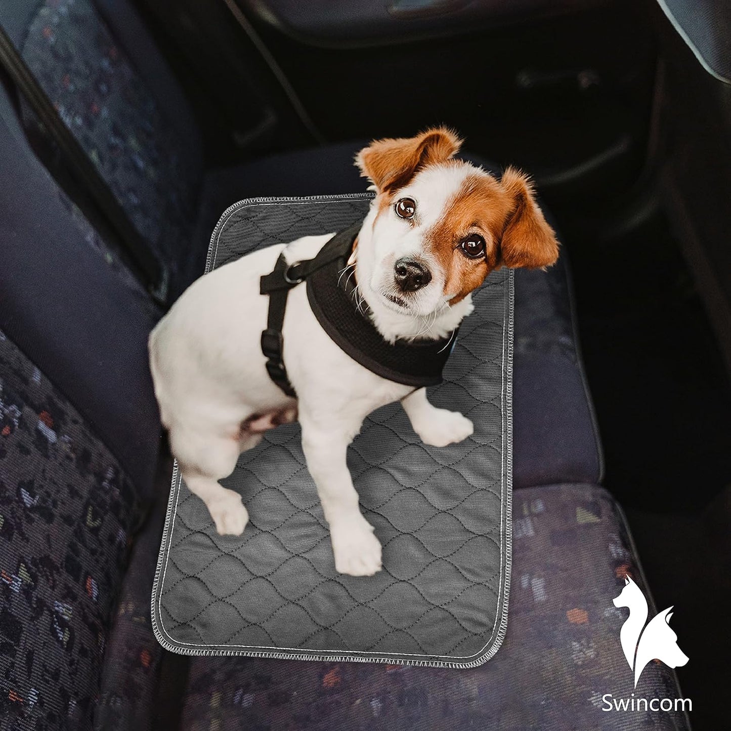 Washable Pee Pads for Dogs - Multifunctional Non Slip Whelping Pads Washable and Waterproof - Our Super Absorbent, Reusable Puppy Pads Include a Convenient Travel Pad - 35.5 x 31.5 Inches