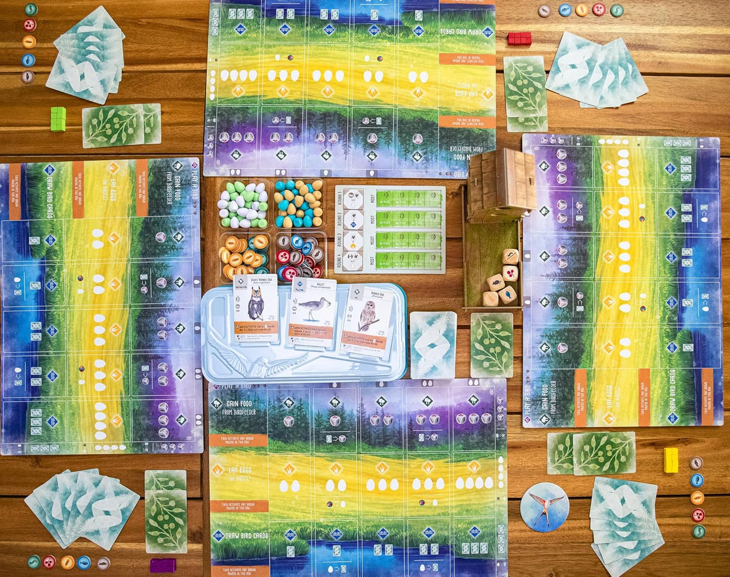 Stonemaier Games: Wingspan (Base Game) by Elizabeth Hargrave | A Relaxing, Award-Winning Strategy Board Game About Collecting Birds for Adults and Family | 1-5 Players, 70 Mins