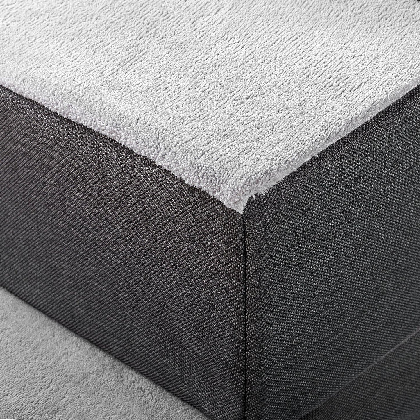 ZINUS Easy Pet Stairs, Pet Ramp, Pet Ladder, X-Small, Grey