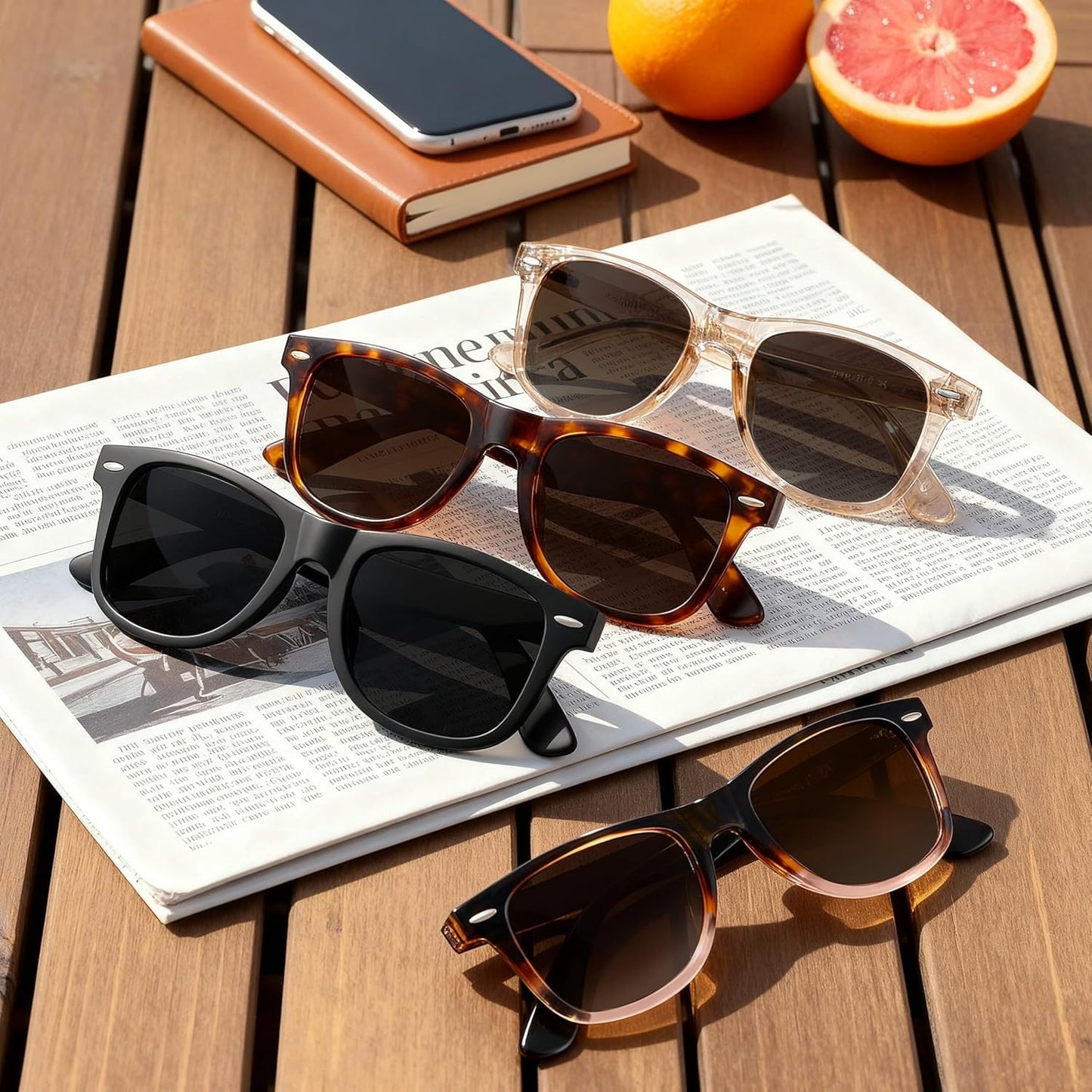 MEETSUN Polarized Sunglasses for Men Women Classic Retro Sun Glasses for Driving UV Protection