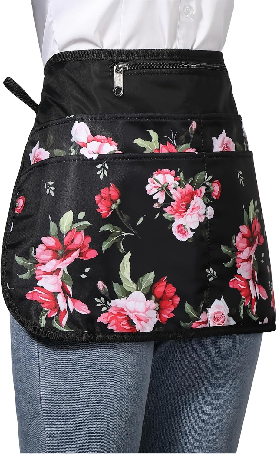 Barber Apron with 6 Pockets, Waterproof and Bleach-proof Hair Stylist Apron for Men Women,Hairdresser Apron for Cosmetology