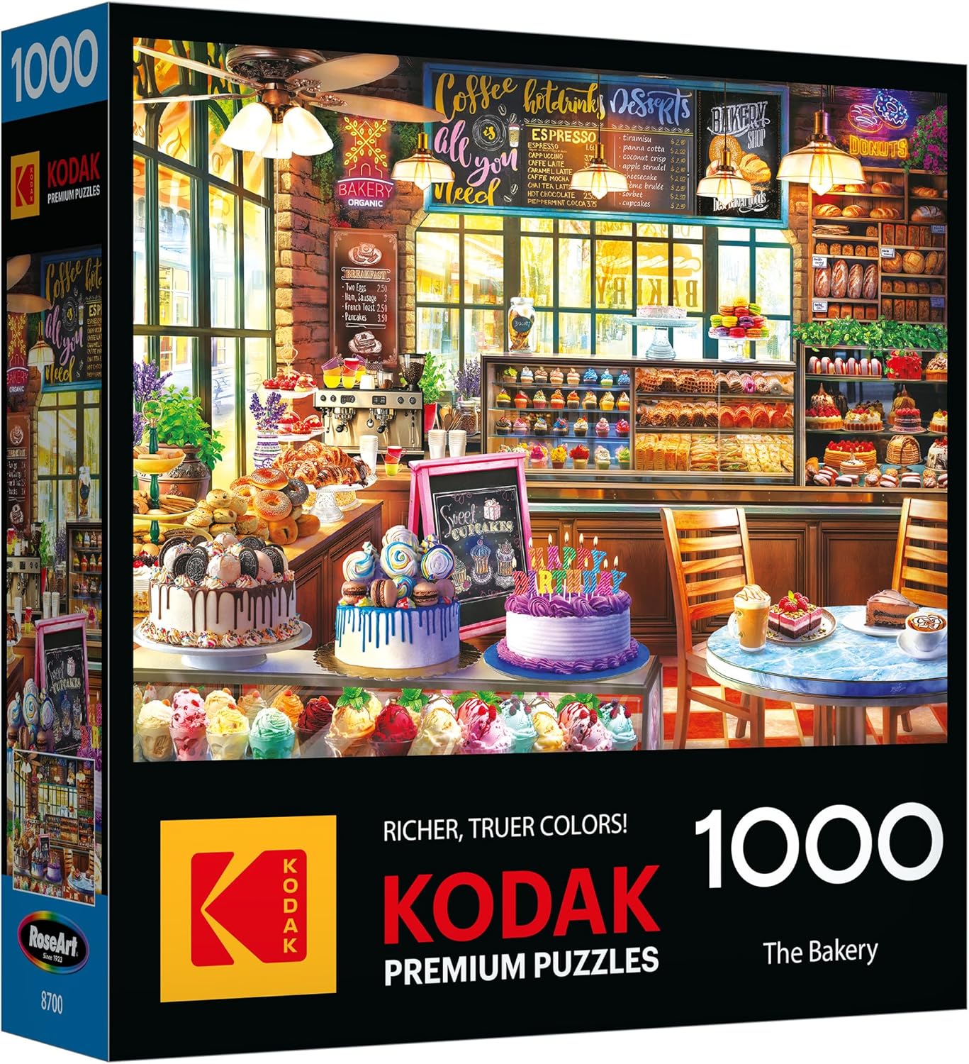 RoseArt - Kodak Premium - The Bakery - 1000 Piece Jigsaw Puzzle, Food-Themed, Ages 10 and Up