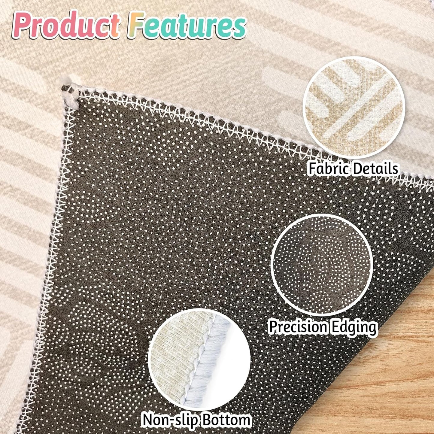 VCEPJH Bunny Floor Mat 55 x 78.7in Rabbit Cage Liner Washable Large Reusable Guinea Pigs Rug Anti-Slip Whelping Pads for Small Pet Dogs Puppy Chinchillas Cats Ferrets