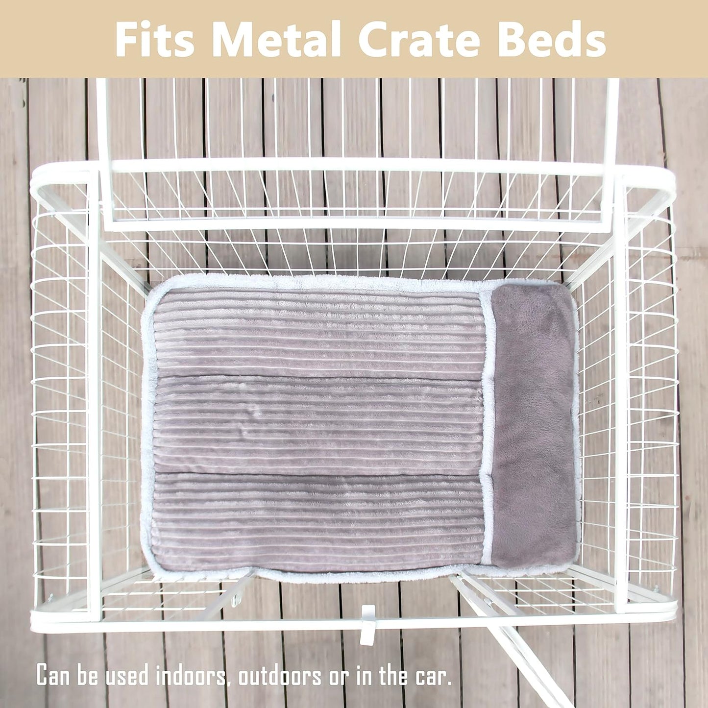 WINDRACING Large Dog Bed with Pillow for Crate Kennel, Sofa Dog Bed, Super Soft pet Bed for Medium, Jumbo, Furniture