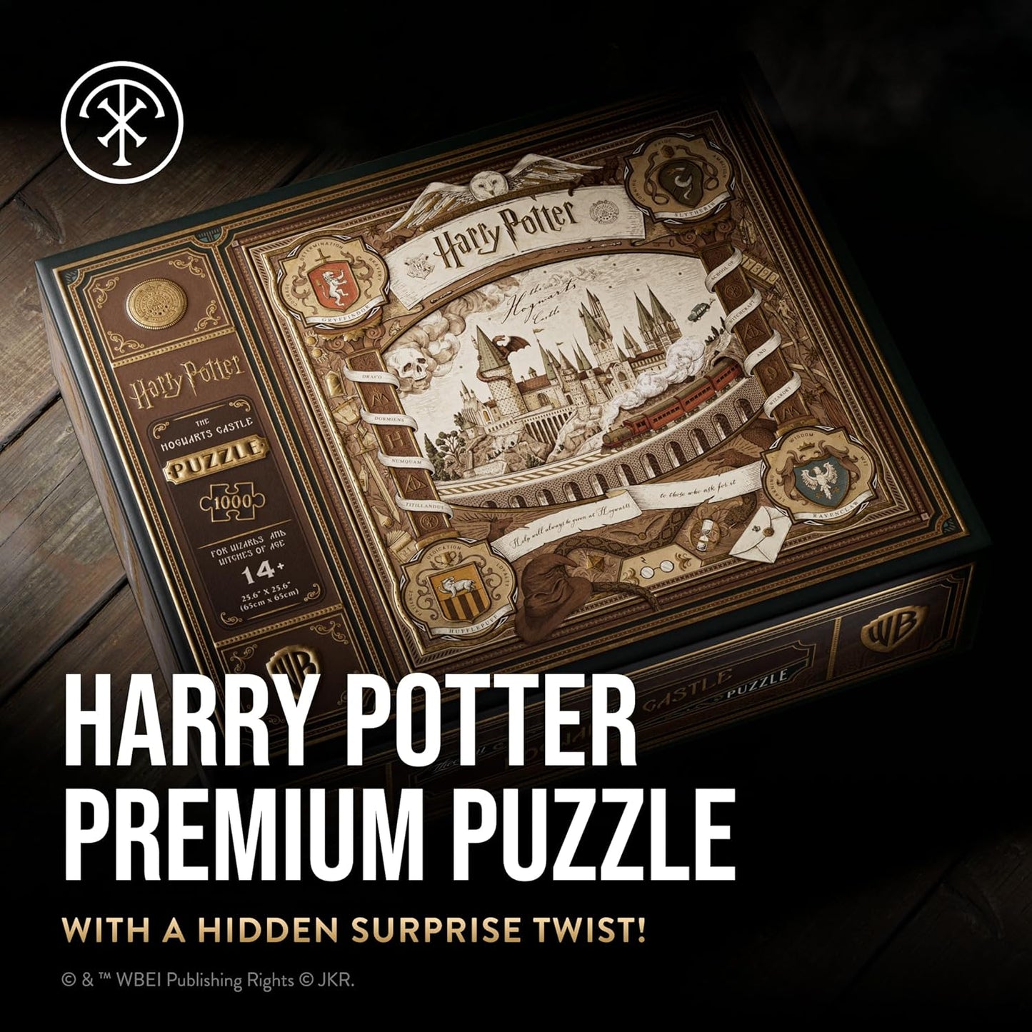 theory11 Harry Potter Jigsaw Puzzle - 1,000 Piece Jigsaw Puzzle - Officially Licensed Harry Potter Merchandise & Collectibles - Precision Fit and Premium Quality - Intermediate Puzzle
