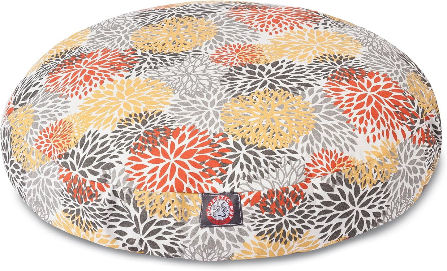 Majestic Pet Citrus Blooms Large Round Pet Bed