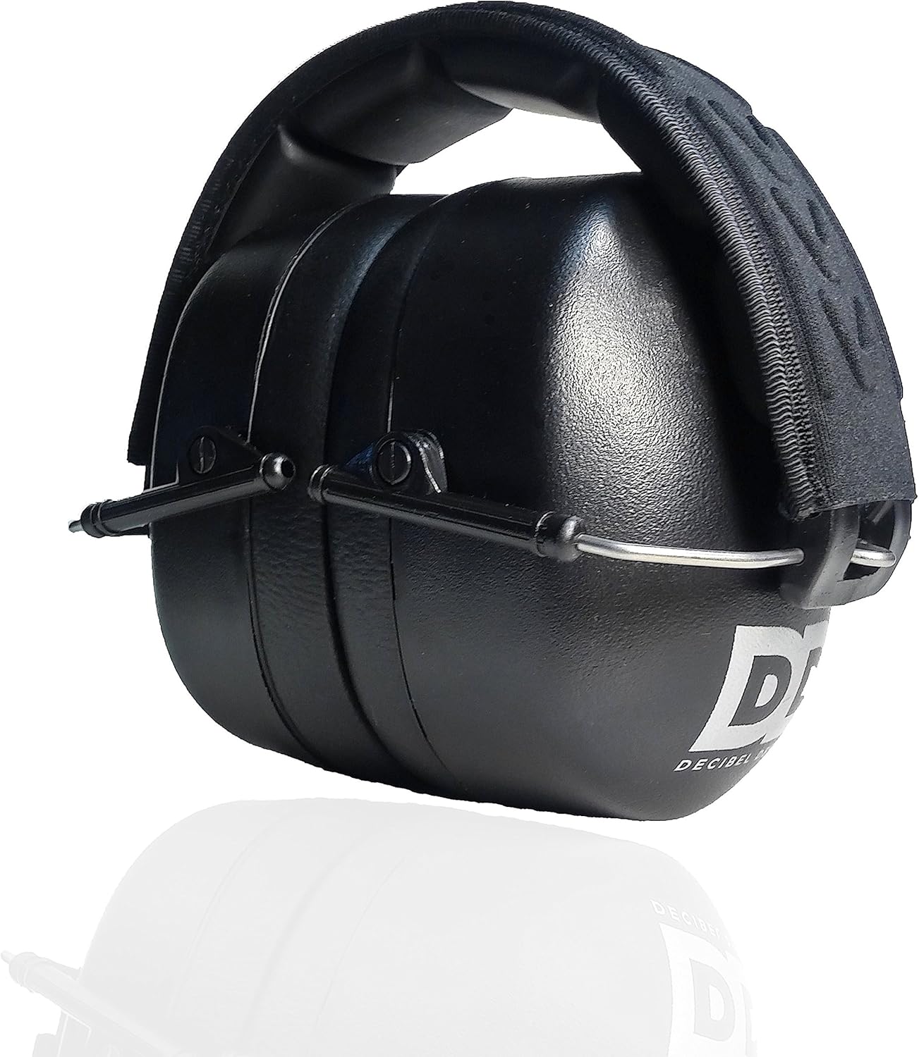 DECIBEL DEFENSE Professional Safety Ear Muffs 37dB NRR - The HIGHEST Rated & MOST COMFORTABLE Ear Protection for Shooting & Industrial Use - THE BEST HEARING PROTECTION...GUARANTEED (BLACK)