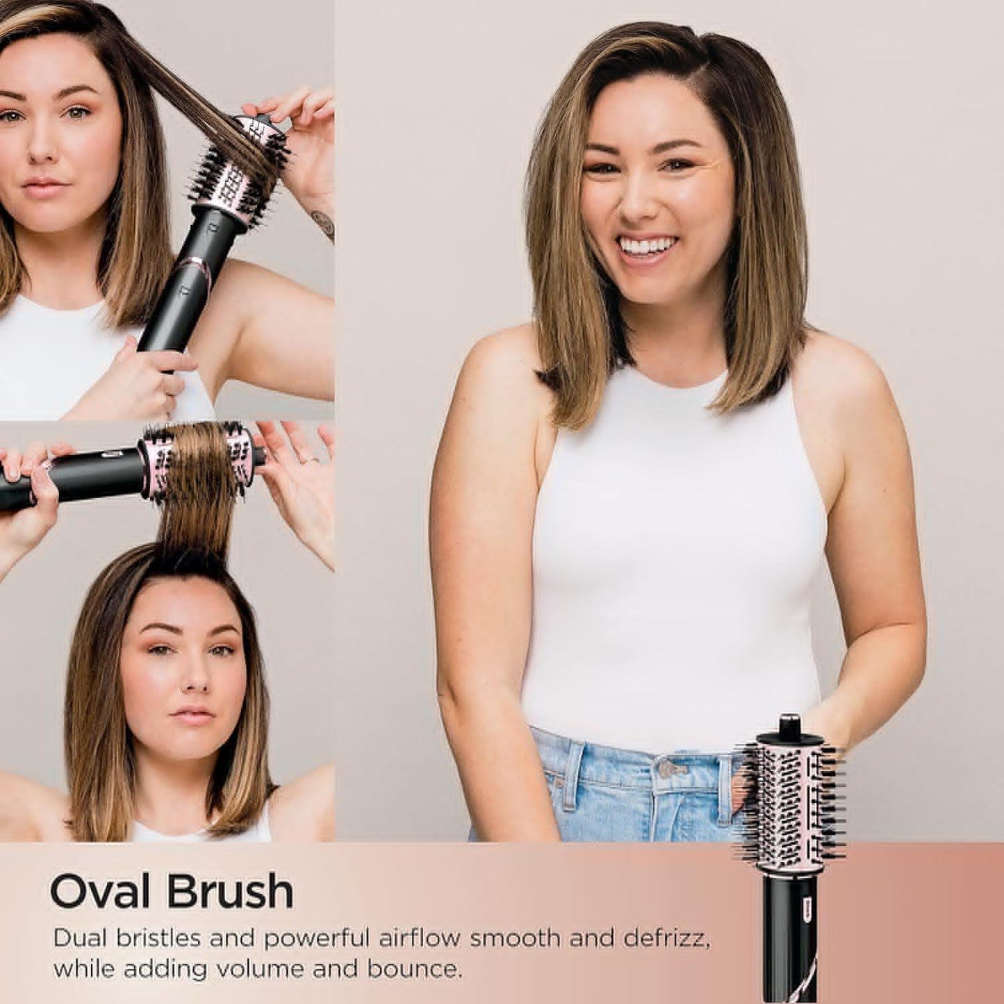 Shark Hair Dryer | FlexStyle Hair Styling System | Portable & Powerful Blow Dryer Brush | Hair Curler & Volumizer | 6 Styling Tools Included | Best for All Hair Types | Black | HD440BK