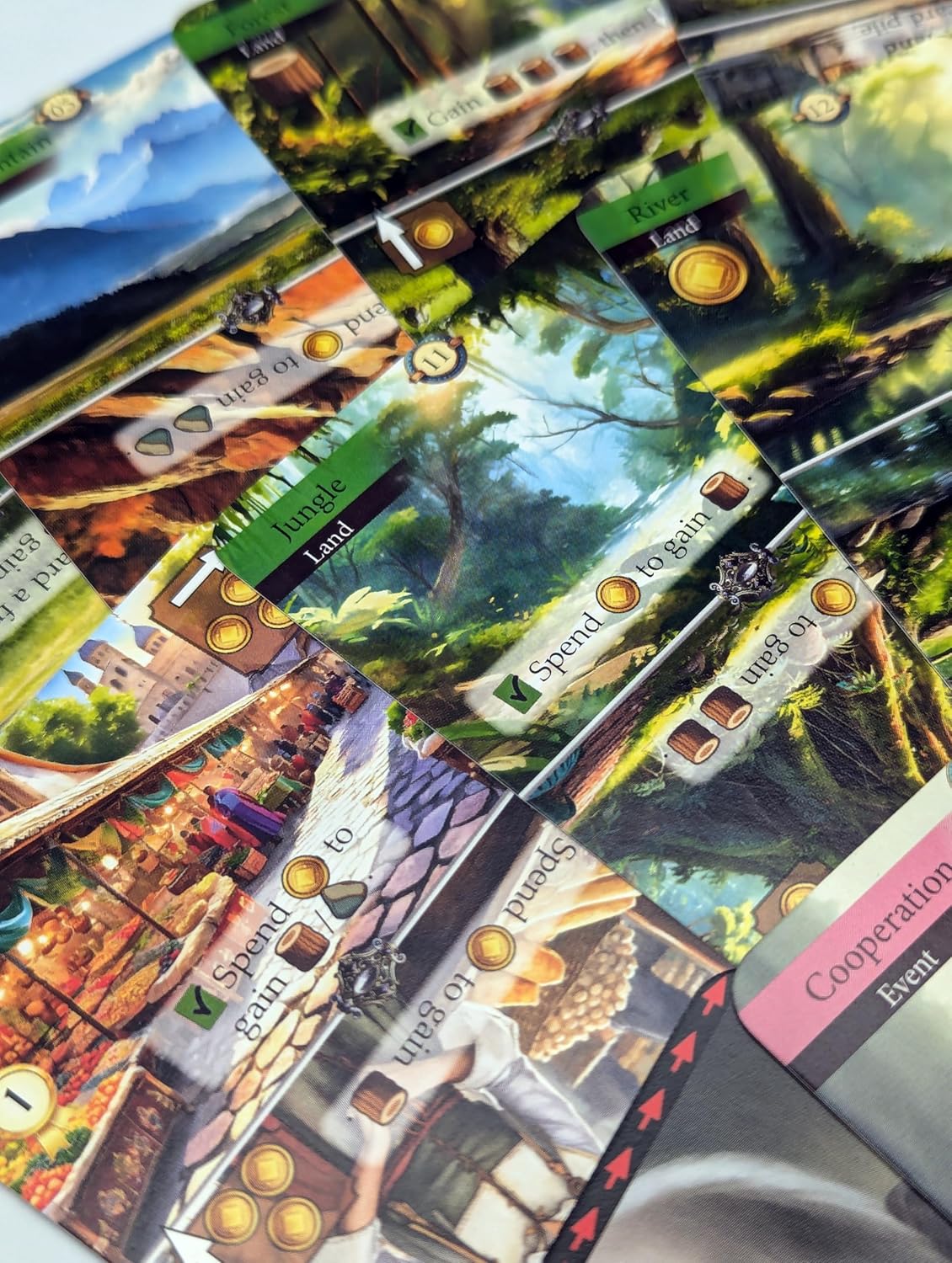 Kingdom Legacy Feudal Kingdom by Fryx Games | Ages 14+ | Narrative Kingdom Building Adventure with Exploration, Card Upgrades, Stickers & Legacy Gameplay