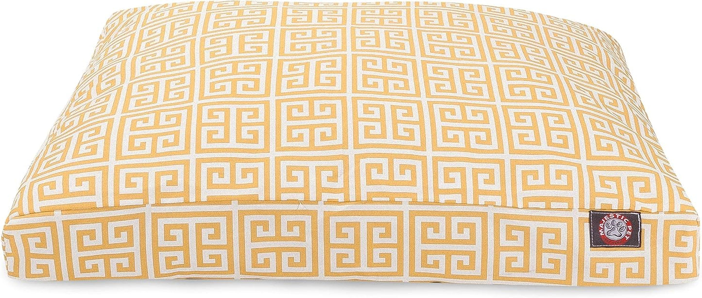 Pacific Towers Small Rectangle Indoor Outdoor Pet Dog Bed With Removable Washable Cover By Majestic Pet Products