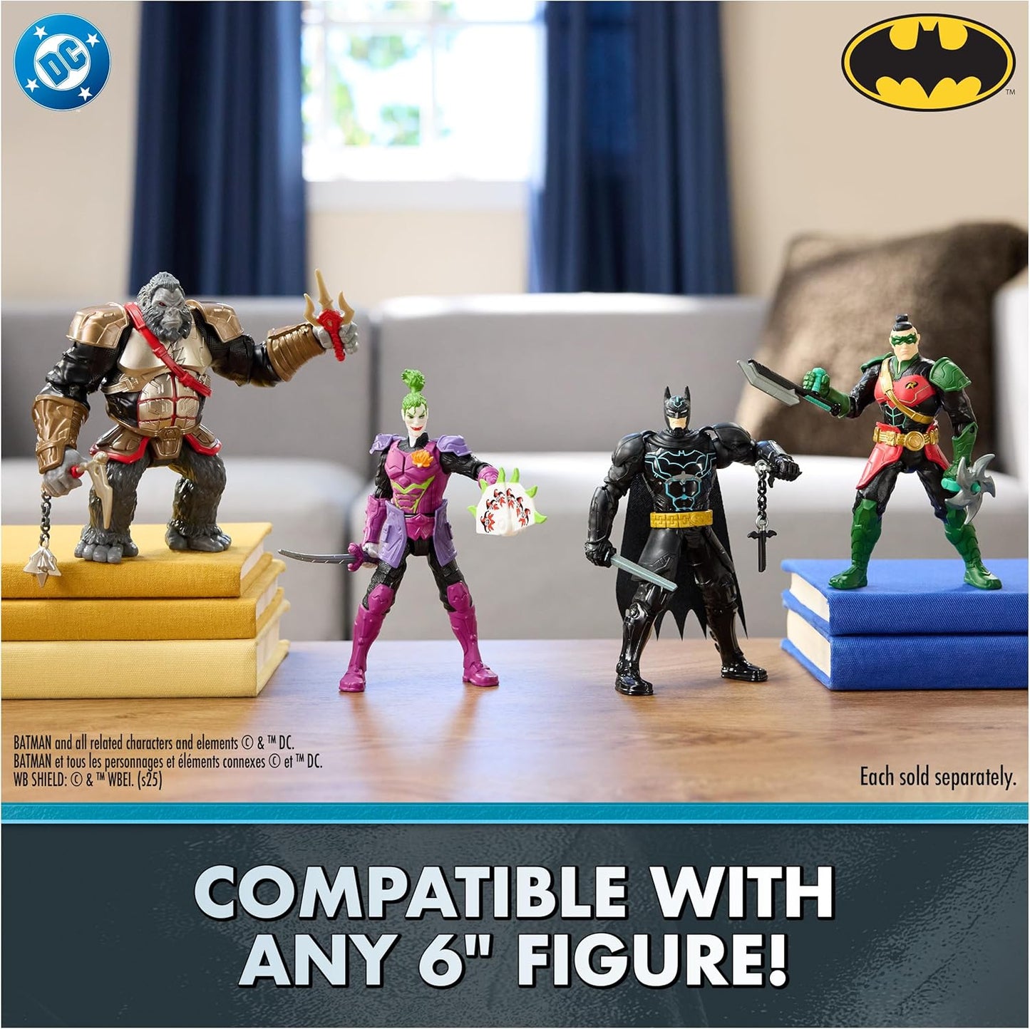 DC Comics, Batman Ninja Strike Katana Blade Batwing and 6" Action Figure, Super Hero Kids Toys for Boys and Girls Ages 3 & Up