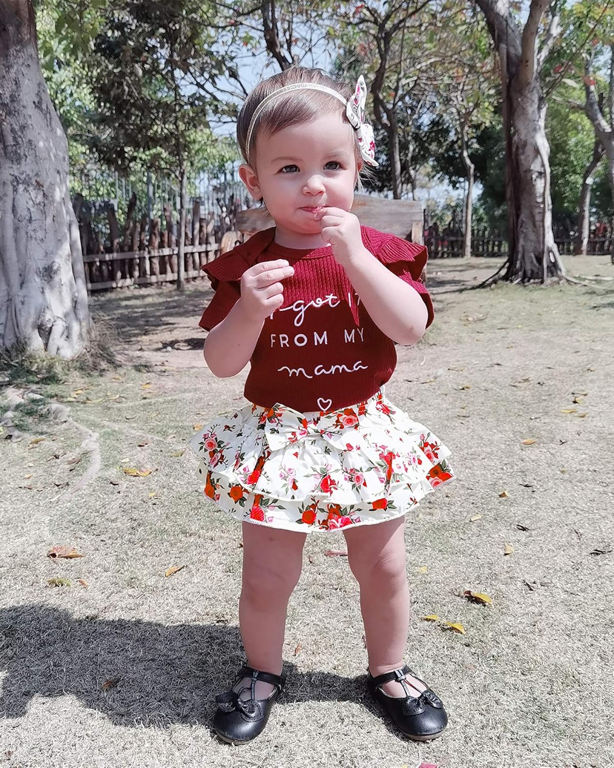 Mioglrie Newborn Infant Baby Girl Clothes Romper Shorts Set Floral Summer Outfits Cute Baby Clothes Girl