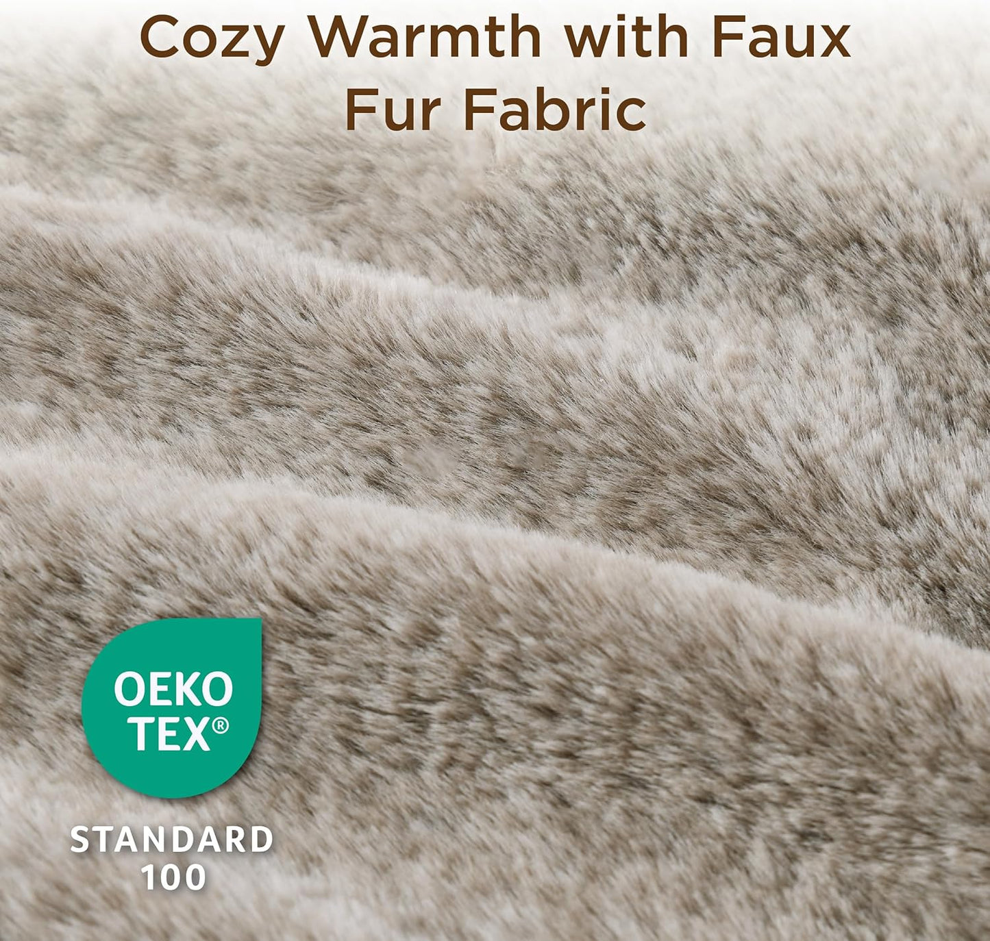 Bedsure Self Warming Cat Bed, Extra Warm Self Heating Mat for Cats & Dogs Non Electric, Anti-Slip Small Thermal Pet Pad Indoor with Removable Washable Cover, 24" x 18",Brown
