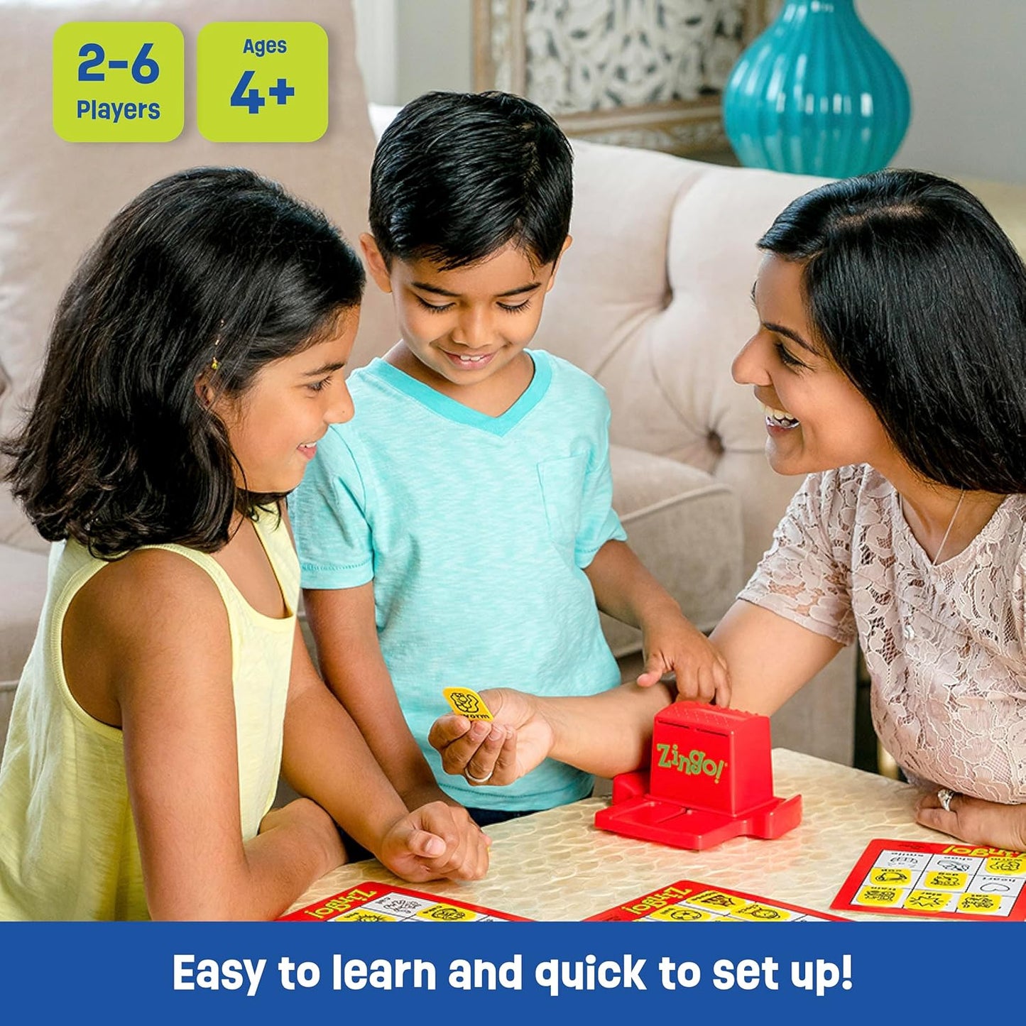 ThinkFun Zingo Sight Words Award Winning Early Reading Game for Pre-K to 2nd Grade - Toy of the Year Finalist, A Fun and Educational Game Developed by Educators for Boys and Girls