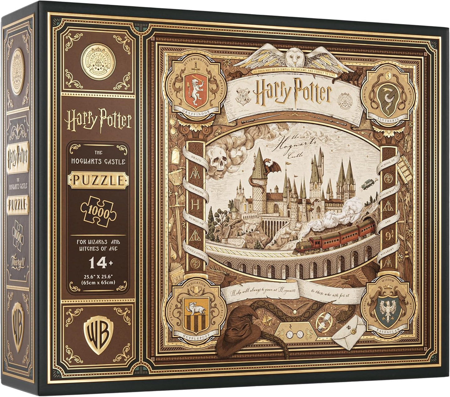 theory11 Harry Potter Jigsaw Puzzle - 1,000 Piece Jigsaw Puzzle - Officially Licensed Harry Potter Merchandise & Collectibles - Precision Fit and Premium Quality - Intermediate Puzzle