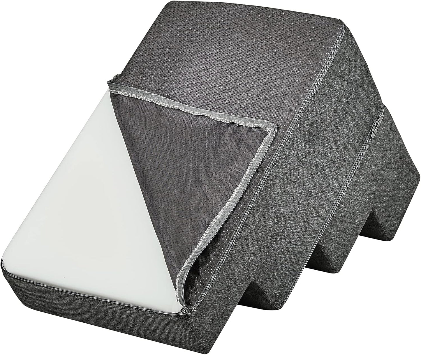 Ulax Furniture Foam Pet Steps Stairs Removable Step for Cats/Dogs Non-Slip Pet Stairs (4-Step)