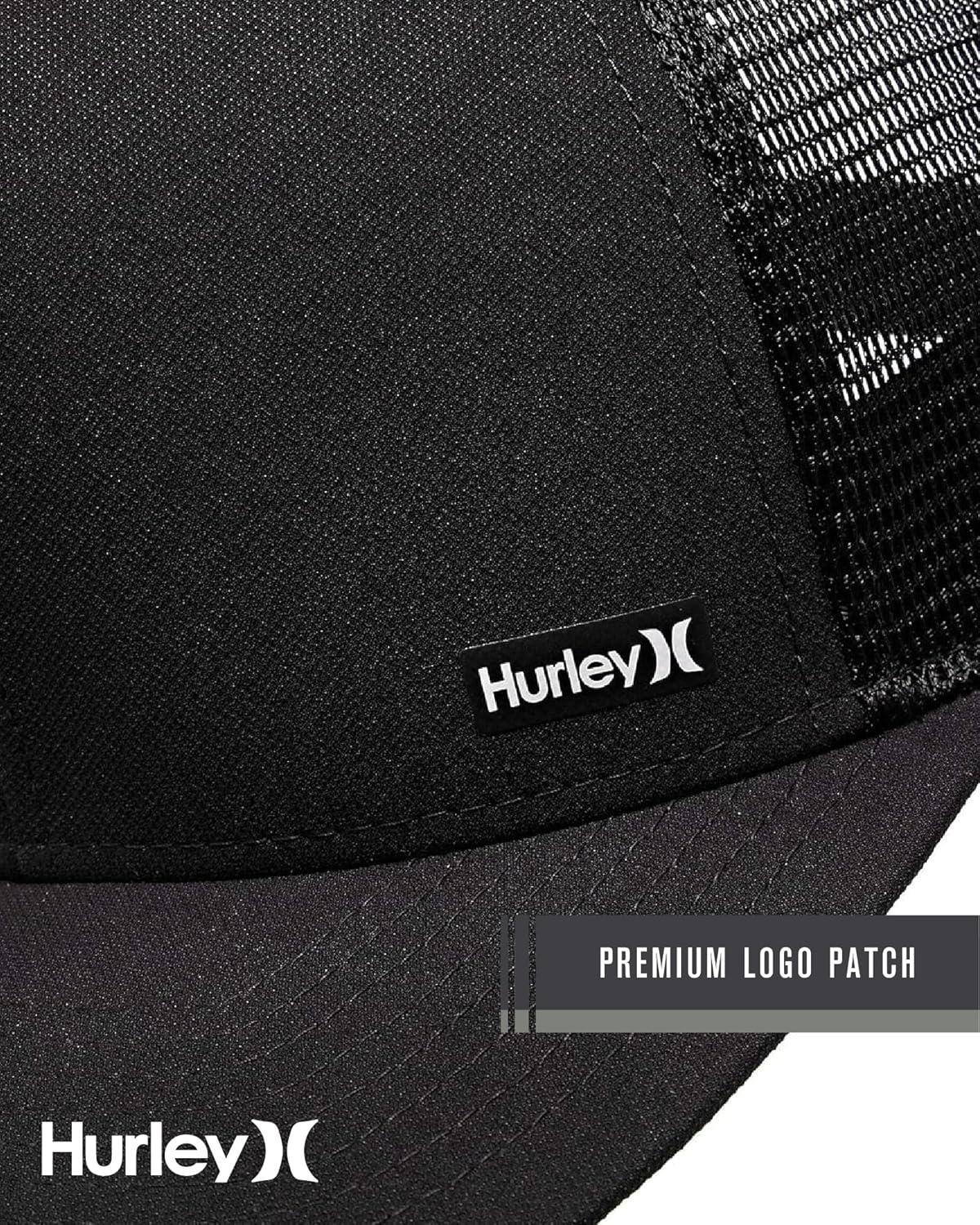 Hurley Men's Caps - H2O-Dri League Baseball Caps for Men with Snapback Closure - Classic Mens Trucker Hats (S-XL)