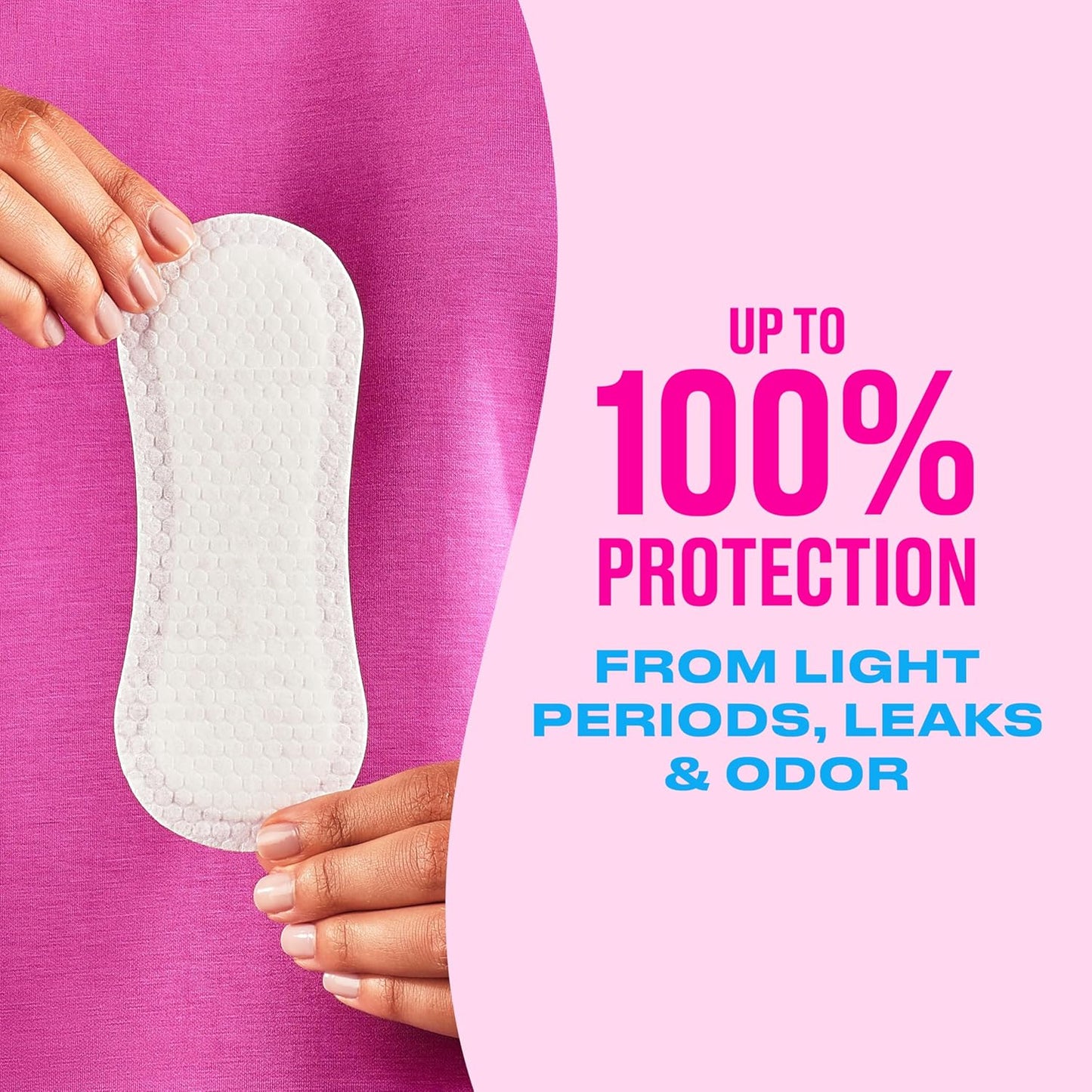 Carefree Panty Liners, Long Liners, Unwrapped, Unscented, 92ct