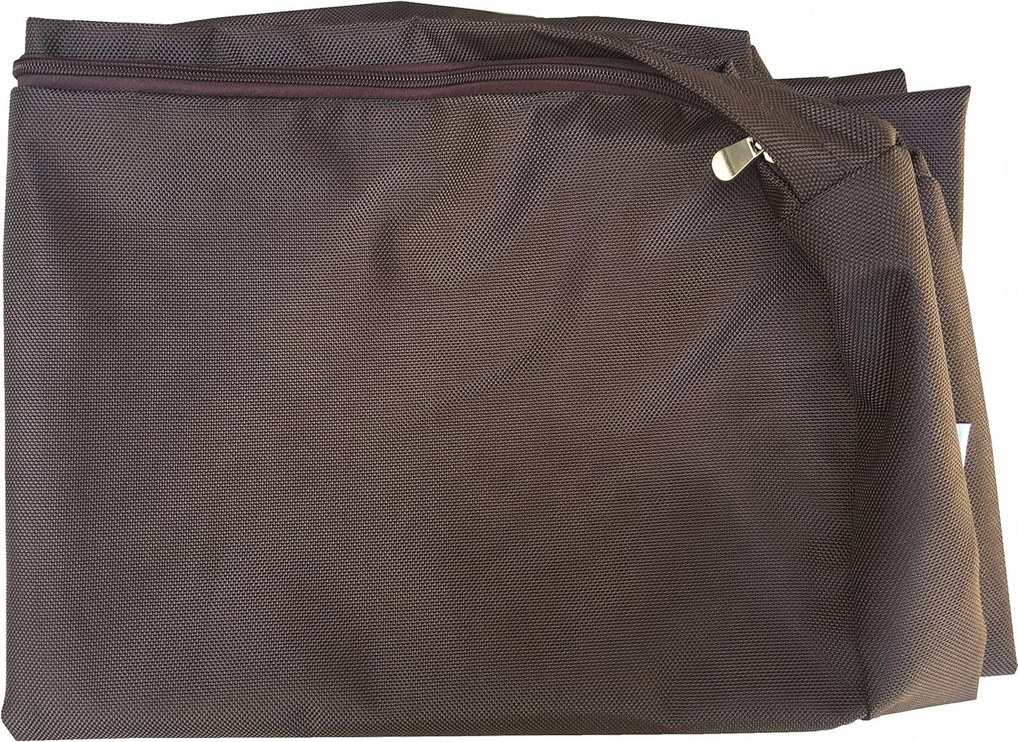 Dogbed4less Jumbo 1680 Nylon Heavy Duty Dog Pet Bed - External Zipper Duvet Cover and Waterproof Internal Cover - 55X37X8 Inches, Seal Brown