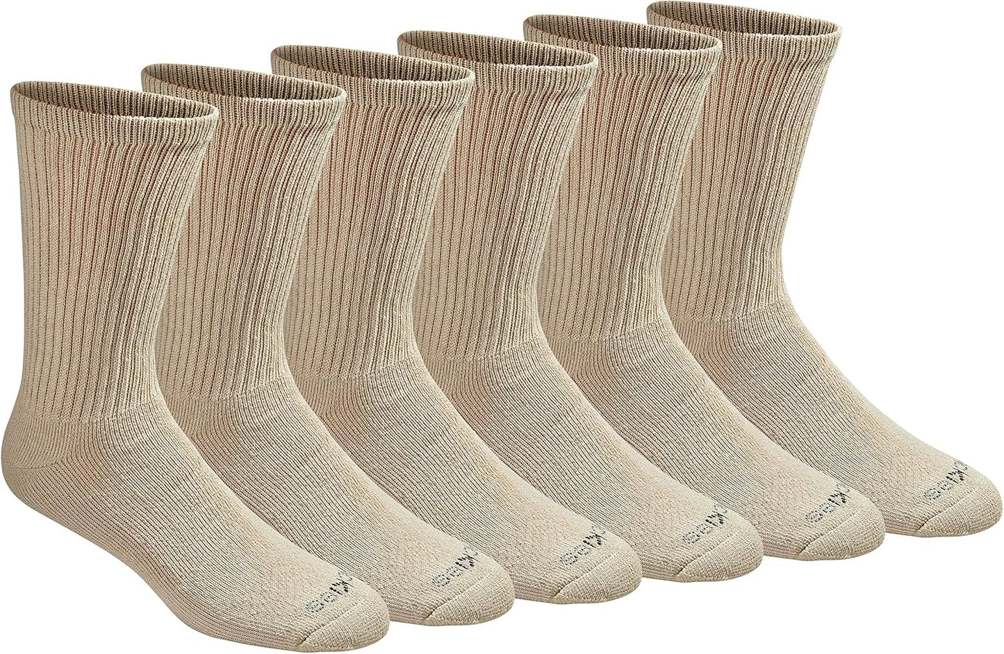 Dickies Men's Dri-Tech Essential Moisture Control Crew Socks (6 & 12 Pairs)