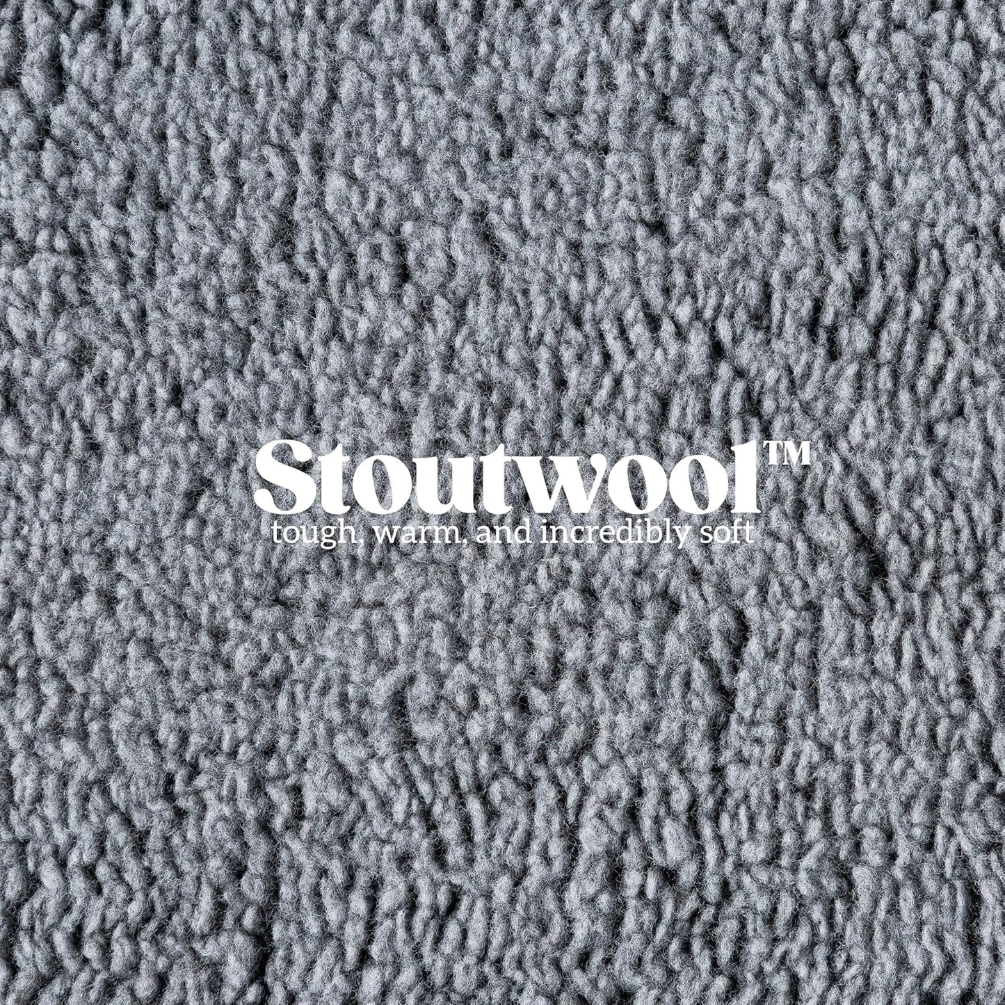 Stoutwool 10.2cm(4인치) 파괴할 수 없는 강아지 침대 - 정형외과적 씹기 방지 반려견 크레이트 패드 - 공격적으로 씹는 강아지를 위한 푹신한 켄넬 매트 - 대형견에 이상적 및 106.7cm(42인치) 상자에 적합 - 104.1cm x 68.6cm(41 x 27인치), 차콜