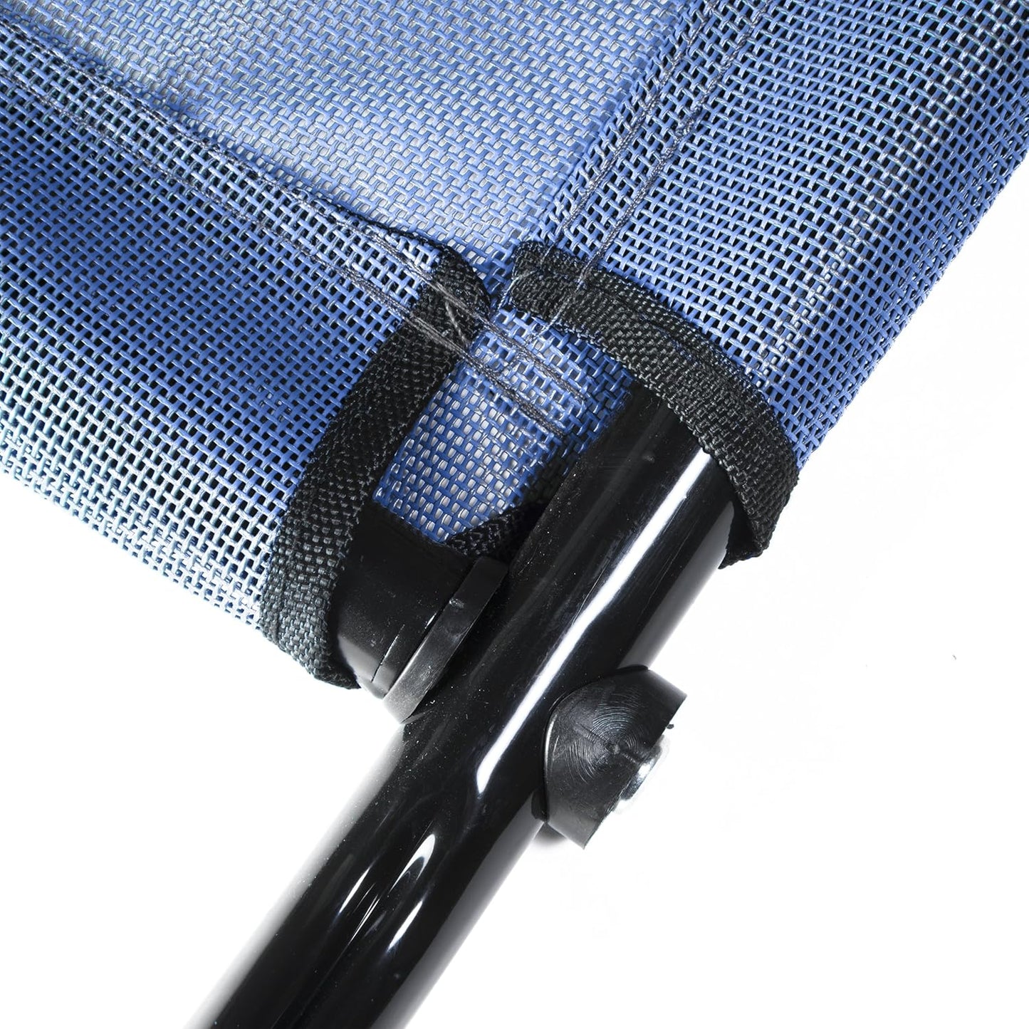 Furhaven Elevated Dog Bed for Small Dogs, Perfect for Indoor & Outdoor Use w/ High Airflow Cooling - Reinforced Cot Bed - Deep Blue, Small