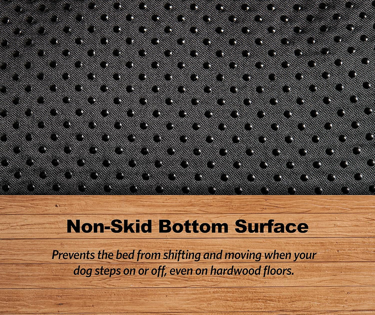 MidWest Homes for Pets Large QuietTime Deluxe Gray Ombre Swirl Plush Pet Bed, Machine Washable, Non-Skid Bottom, Soft Crate Mat for 42-inch Crates