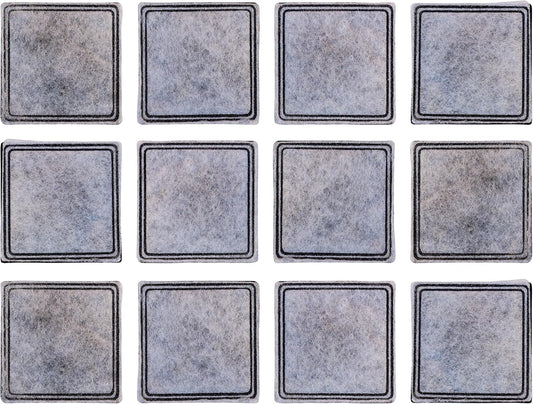 PETSTANDARD Replacement Filter Compatible with PetSafe® Fountain Aqua Cube®, Aqua Falls® and Current Pet Water Fountain, Pack of 12