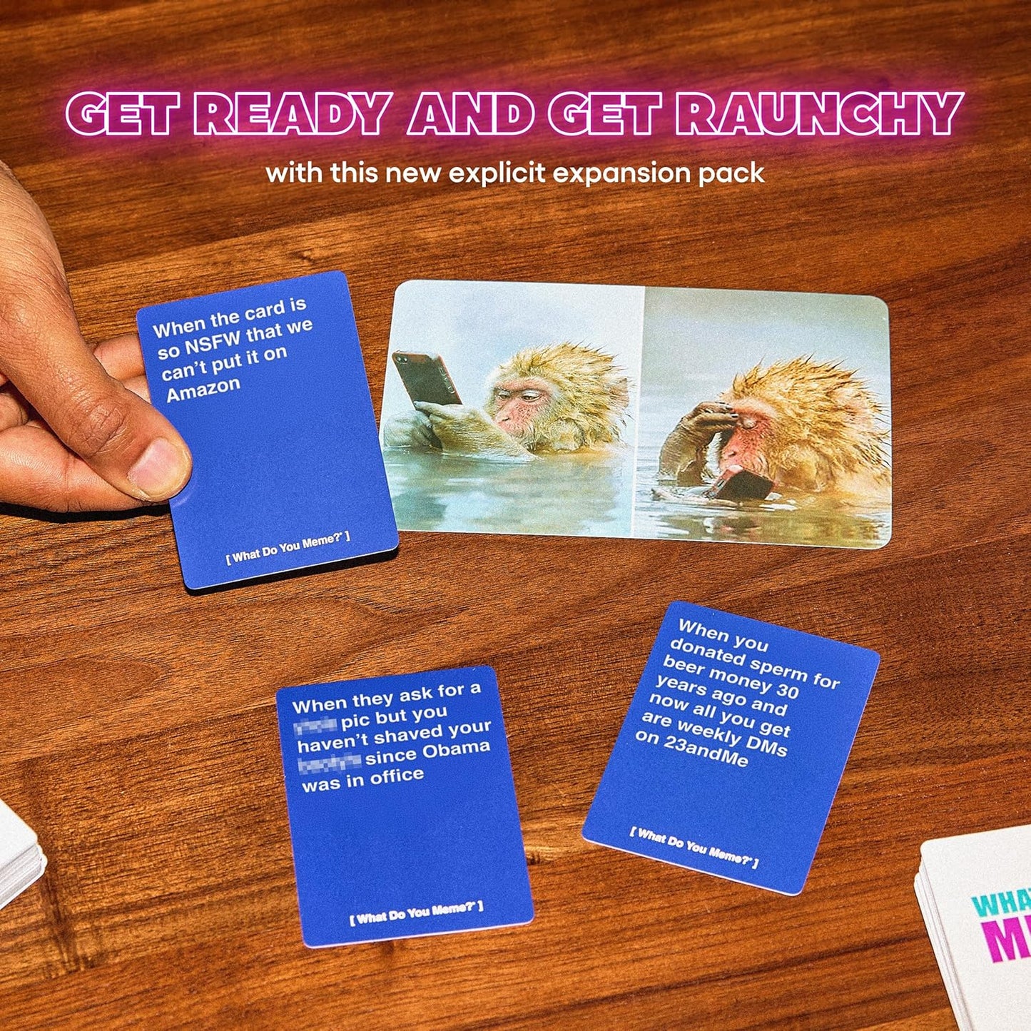 What Do You Meme? After Hours by Relatable, The Explicit Expansion Pack for Game Night, Board Games, Adult Games, and Party Games, Includes 100 Caption Cards to Play with Full-Sized Game