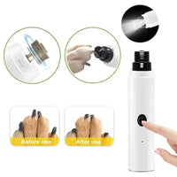 Quiet dog nail grinder rechargeable