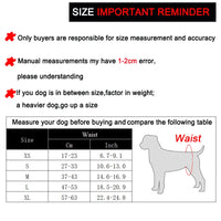 Reusable belly bands for senior male dogs sizes