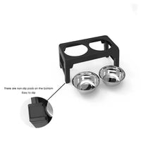 Neck and joint relief raised dog feeder