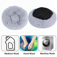 Soft raised rim calming pet bed
