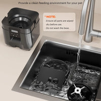 Timed feeder with removable bowl for easy cleaning