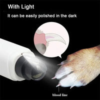 USB rechargeable dog nail trimmer