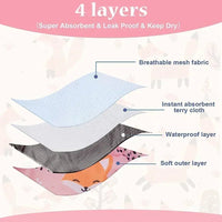 Female dog diaper for incontinence and heat