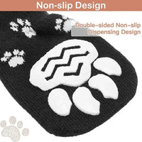 Senior dog grip socks on smooth floor