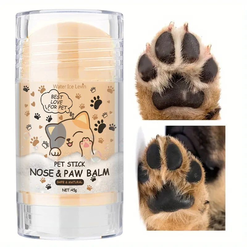 Dog Paw Balm, Natural Soothing Paw & Nose Butter for Senior Dogs, Moisturizing for Dry Cracked Paws, Snow & Hot Pavement Protection