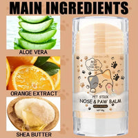 Moisturizing paw and nose balm ingredients