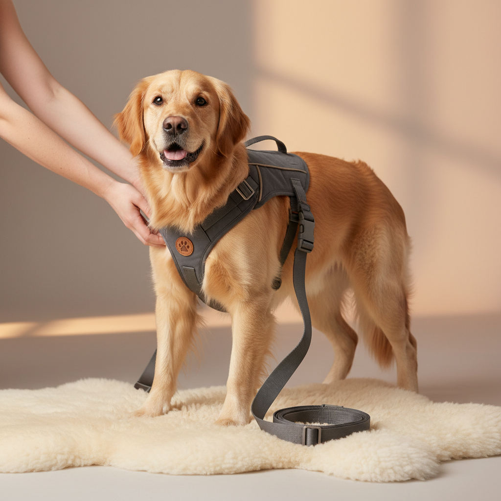 Dog Lift Harness, Full Body Support with Adjustable Control  — lifestyle
