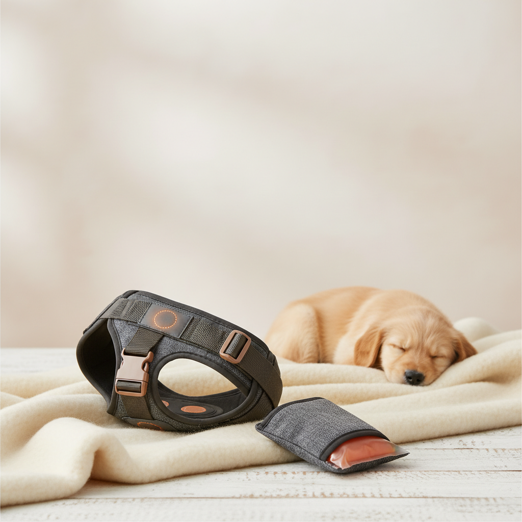 Dog Back Brace with Soothing Heat Warmers for IVDD - Pain Re — lifestyle