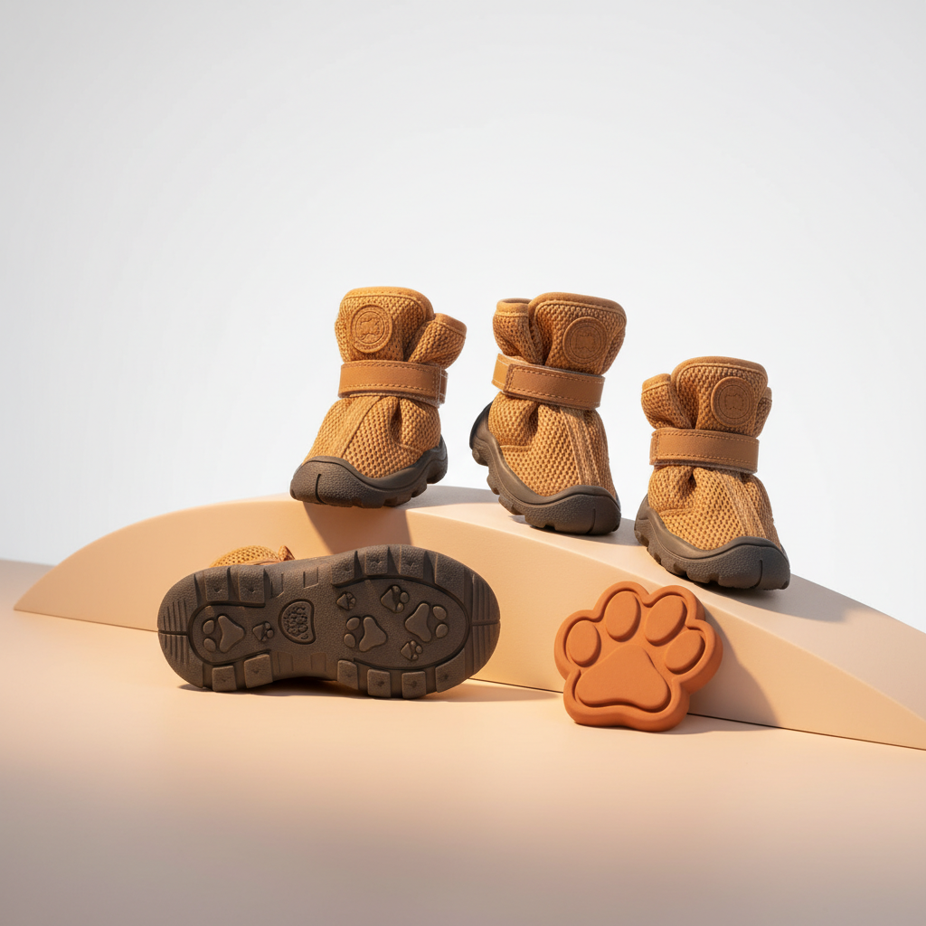 Canada Pooch Dog Boots for Hot Pavement - Dog Boots & Paw Pr — lifestyle