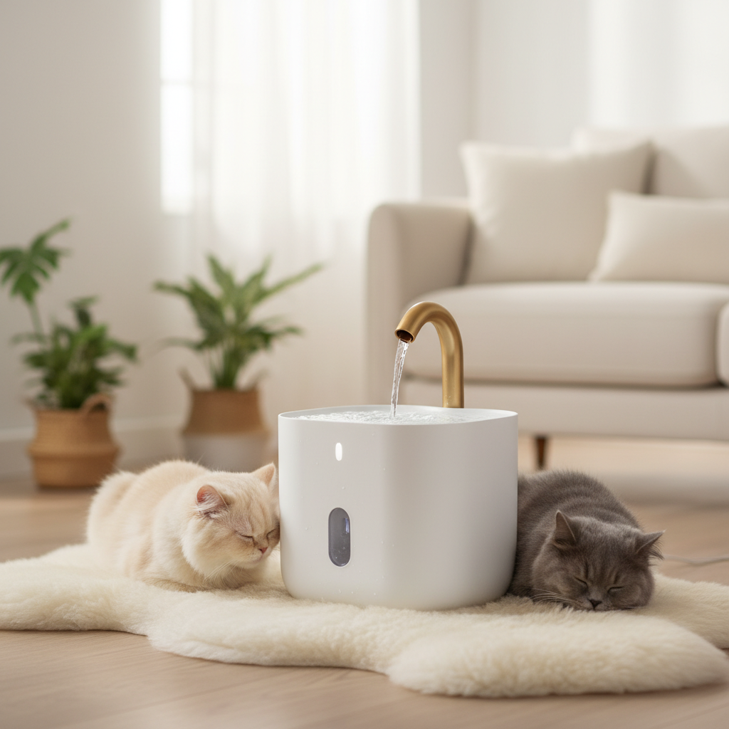 Automatic Cats Fountain Drinking Feeder 2.5L Pet Fountain Au — lifestyle