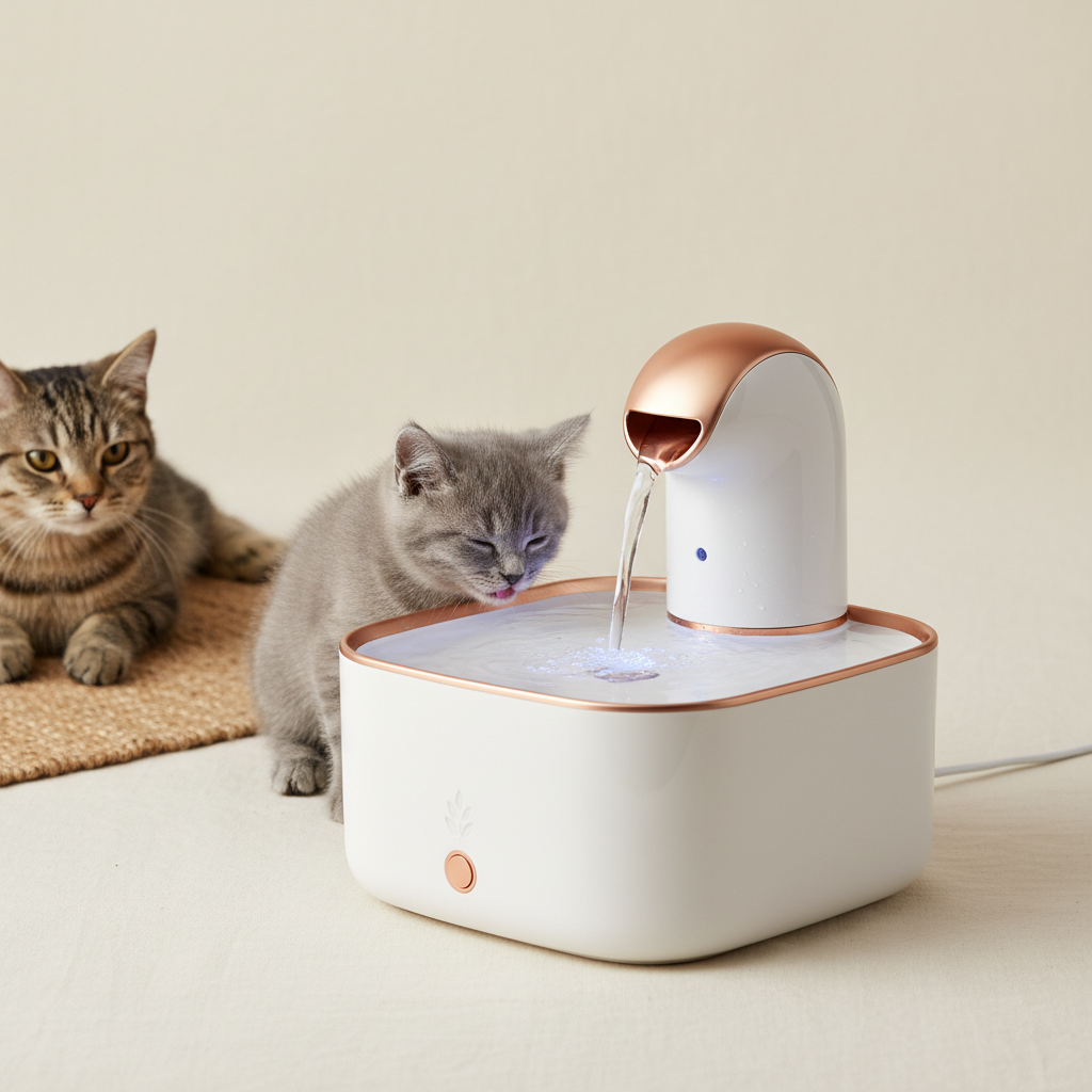 Automatic Cats Fountain Drinking Feeder 2.5L Pet Fountain Au — lifestyle