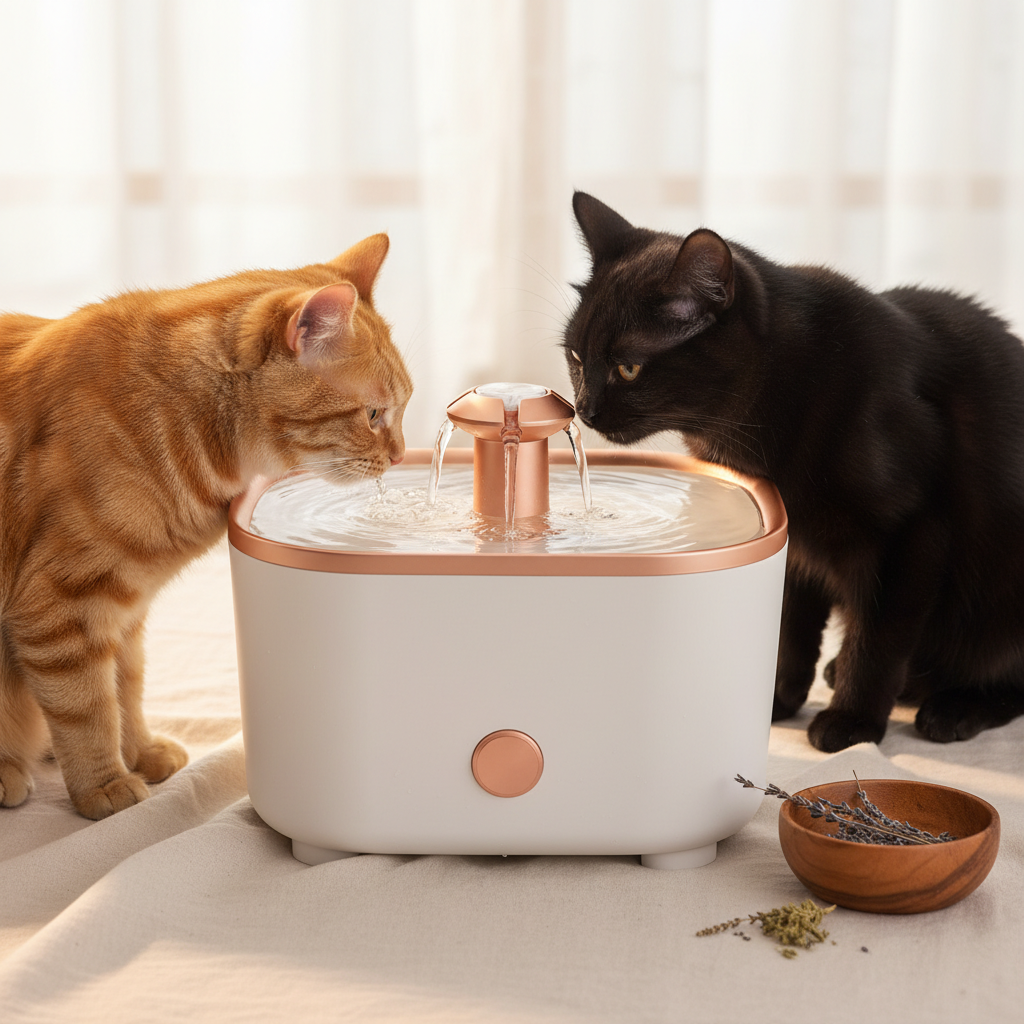 Automatic Cats Fountain Drinking Feeder 2.5L Pet Fountain Au — lifestyle